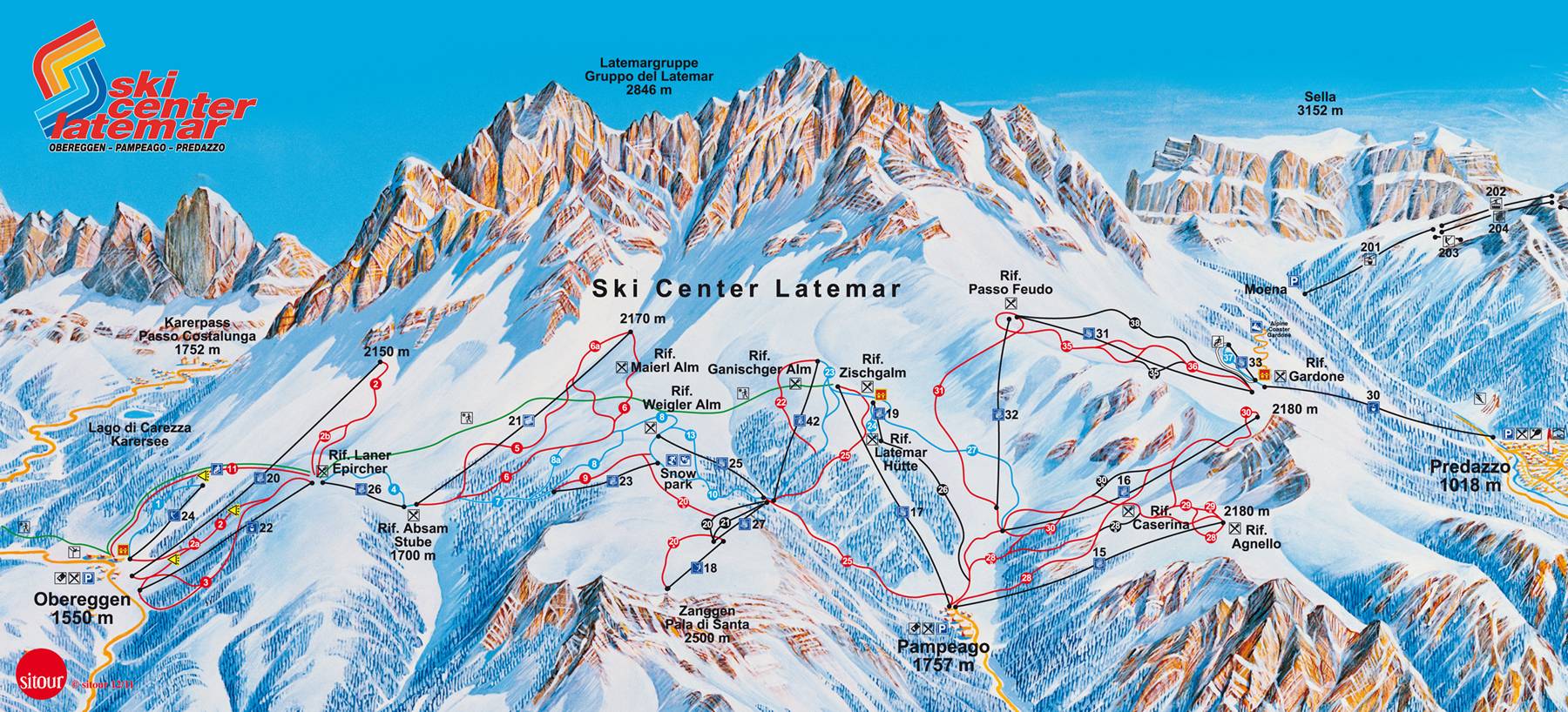 Skikarte_Obereggen